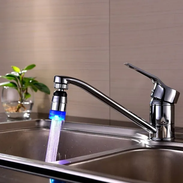 Led Light Color Changing Faucet Monochrome Faucet Mouth Faucet Water Spout