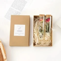 LED Lights, Dry Flowers, Valentine's Day Gifts, Birthday Gifts, Glass Covers, Eternal Flowers, Rose Bouquets, Perfect Gifts for Mother's Day and Thanksgiving Holidays