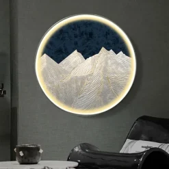 Led Painting Indoor Creative Modern Nordic Style Indoor Wall Lights Bedroom Dining Room Metal Wall Light IP20 110-120V 220-240V