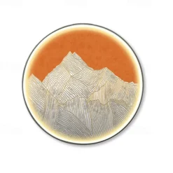 Led Painting Indoor Creative Modern Nordic Style Indoor Wall Lights Bedroom Dining Room Metal Wall Light IP20 110-120V 220-240V