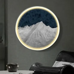 Led Painting Indoor Creative Modern Nordic Style Indoor Wall Lights Bedroom Dining Room Metal Wall Light IP20 110-120V 220-240V