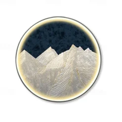 Led Painting Indoor Creative Modern Nordic Style Indoor Wall Lights Bedroom Dining Room Metal Wall Light IP20 110-120V 220-240V