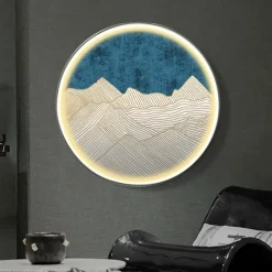 Led Painting Indoor Creative Modern Nordic Style Indoor Wall Lights Bedroom Dining Room Metal Wall Light IP20 110-120V 220-240V