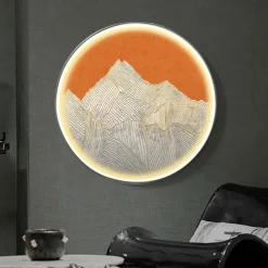 Led Painting Indoor Creative Modern Nordic Style Indoor Wall Lights Bedroom Dining Room Metal Wall Light IP20 110-120V 220-240V