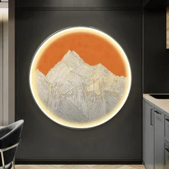 Led Painting Indoor Creative Modern Nordic Style Indoor Wall Lights Bedroom Dining Room Metal Wall Light IP20 110-120V 220-240V