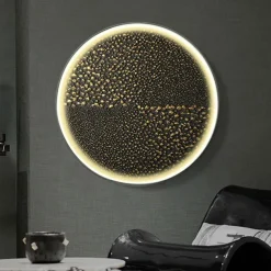 Led Painting Indoor Creative Modern Nordic Style Indoor Wall Lights Bedroom Dining Room Metal Wall Light IP20 110-120V 220-240V