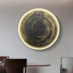 Led Painting Indoor Creative Modern Nordic Style Indoor Wall Lights Bedroom Dining Room Metal Wall Light IP20 110-120V 220-240V