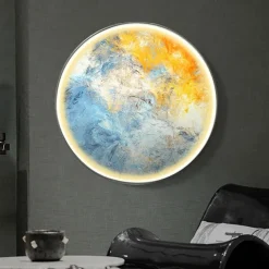Led Painting Indoor Creative Modern Nordic Style Indoor Wall Lights Bedroom Dining Room Metal Wall Light IP20 110-120V 220-240V