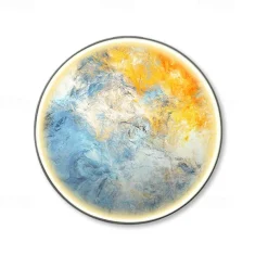 Led Painting Indoor Creative Modern Nordic Style Indoor Wall Lights Bedroom Dining Room Metal Wall Light IP20 110-120V 220-240V