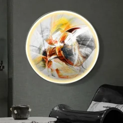 Led PaintingIndoor Creative Modern Nordic Style Indoor Wall Lights Bedroom Dining Room Metal Wall Light IP20 110-120V 220-240V