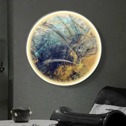 Led PaintingIndoor Creative Modern Nordic Style Indoor Wall Lights Bedroom Dining Room Metal Wall Light IP20 110-120V 220-240V