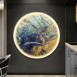 Led PaintingIndoor Creative Modern Nordic Style Indoor Wall Lights Bedroom Dining Room Metal Wall Light IP20 110-120V 220-240V