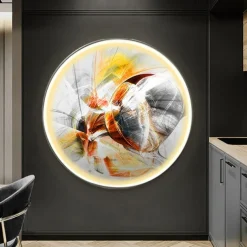 Led PaintingIndoor Creative Modern Nordic Style Indoor Wall Lights Bedroom Dining Room Metal Wall Light IP20 110-120V 220-240V