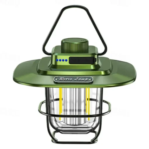 LED Retro Outdoor Camping Lights LED Tent Lights Horse Lantern Smart Rechargeable Portable Lights for Outdoor Hiking Camping Home