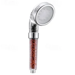 LED Shower Head Color Changing 2 Water Mode 7 Color Glow Light Automatically Changing Handheld Showerhead