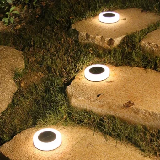 LED Solar Grounded Light Solar Power Buried Lights Garden Outdoor PathWay Floor Light Yard Fence Under Ground Stairs Decking Light