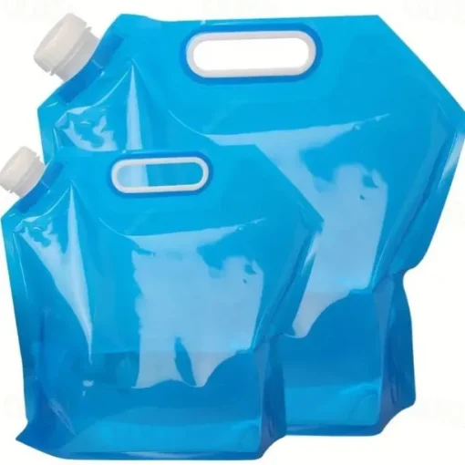 5L/10L Outdoor Camping Water Bag, Portable, Foldable & Collapsible Water Container for Hiking, Picnics, BBQs & More