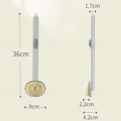 Long Handle Bath Massage Cleaning Brush Brush & Comb Easy to Use Modern Mixed Material tools Shower Accessories