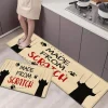 Love Cat Area Rug Kitchen Mat Non-Slip Oil Proof Floor Mat Livingroom Rug Indoor Outdoor Mat Bedroom Decor Bathroom Mat Entrance Rug Door Mat