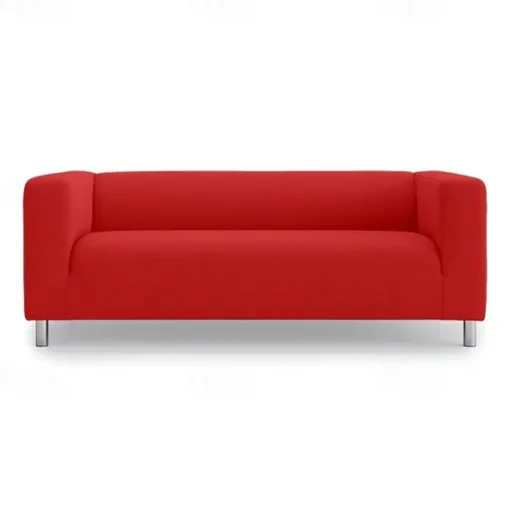 Loveseat Sofa Cover for Dogs Burgundy , 2 Seater For Kilippan Couch Cover Replacement Couch Slipcover Washable Furniture Protector KLIPPcover LITB PRIME cover