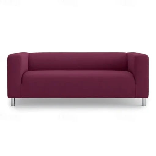 Loveseat Sofa Cover for Dogs Burgundy , 2 Seater For Kilippan Couch Cover Replacement Couch Slipcover Washable Furniture Protector KLIPPcover LITB PRIME cover