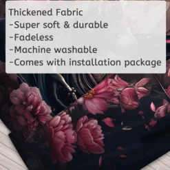 L.T.HOME Buddha Bohemian Hanging Tapestry Wall Art Large Tapestry Mural Decor Photograph Backdrop Blanket Curtain Home Bedroom Living Room Decoration Lotus