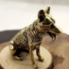 Lucky Copper Dog, Wealth Dog Ornaments, Help Transport Wealth Dog Copperware Chinese Classic Desktop Ornaments Tea Pet Copperware, Cute Aesthetic Things, Strange Things, Micro Desktop Decoration