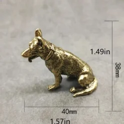 Lucky Copper Dog, Wealth Dog Ornaments, Help Transport Wealth Dog Copperware Chinese Classic Desktop Ornaments Tea Pet Copperware, Cute Aesthetic Things, Strange Things, Micro Desktop Decoration