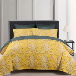 Luxury Floral Pattern Duvet Cover Set Comforter Set Soft 3-Piece Luxury Cotton Bedding Set Home Decor Gift King Queen Duvet Cover