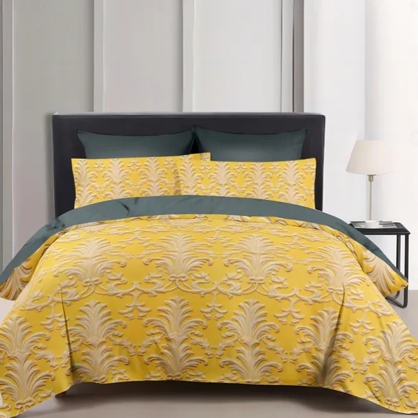 Luxury Floral Pattern Duvet Cover Set Comforter Set Soft 3-Piece Luxury Cotton Bedding Set Home Decor Gift King Queen Duvet Cover