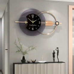 Luxury Silent Wall Clock Modern Design Living Room Home Decor Large Wall Decoration Clocks House Decoration Wall Watch Needle 80 * 38 cm 100 * 48 cm