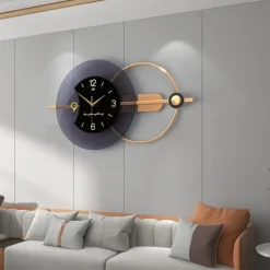 Luxury Silent Wall Clock Modern Design Living Room Home Decor Large Wall Decoration Clocks House Decoration Wall Watch Needle 80 * 38 cm 100 * 48 cm