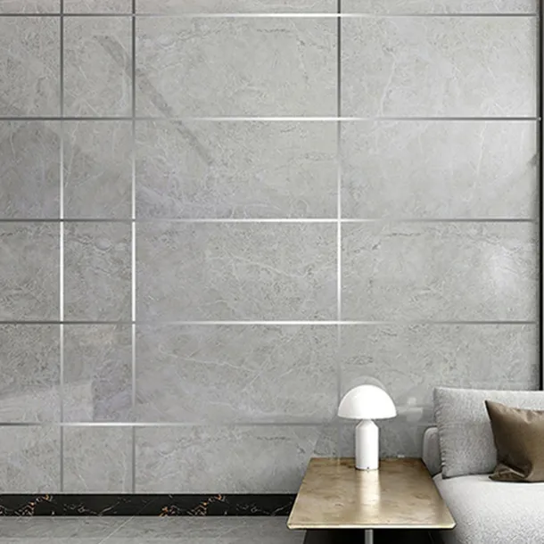 50m/166 Ft Tile Stickers Decorative Floor Wall Sticker Foil Line Peel and Stick Adhesive Waterproof Gap Cover for Kitchen Bathroom Living Room Bedroom