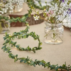 2m String Lights 20 LEDs SMD 0603 1pc Warm White Thanksgiving Day Christmas Waterproof Party Decorative USB Powered Batteries Powered