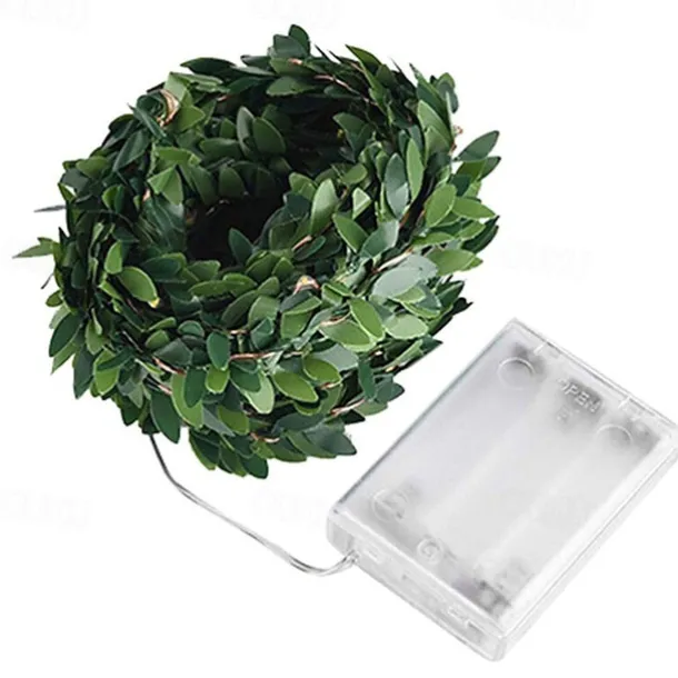 2m String Lights 20 LEDs SMD 0603 1pc Warm White Thanksgiving Day Christmas Waterproof Party Decorative USB Powered Batteries Powered