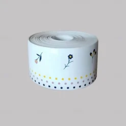 Magic Anti-Mold Peel & Stick Selfadhe Sive Caulk Tape Strip Width 3.8cm Self-Adhesive Sealing Caulk Tape Strip - Easy Peel and Stick Solution for Seamless Caulking, Waterproof and Mold-Proof PVC Mater