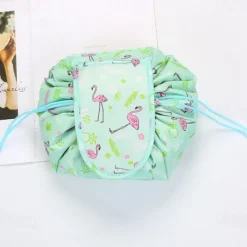 Magic Cosmetics Pouch Women Drawstring Cosmetic Bag Travel Storage Makeup Bag Organizer Female Make Up Pouch Portable Waterproof Toiletry Beauty Case