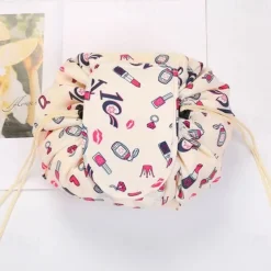 Magic Cosmetics Pouch Women Drawstring Cosmetic Bag Travel Storage Makeup Bag Organizer Female Make Up Pouch Portable Waterproof Toiletry Beauty Case