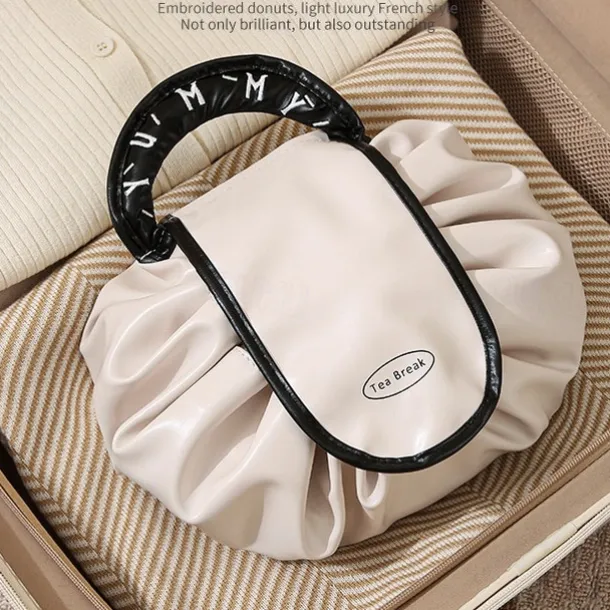 Magic Cosmetics Pouch Women Drawstring Cosmetic Bag Travel Storage Makeup Bag Organizer Female Make Up Pouch Portable Waterproof Toiletry Beauty Case