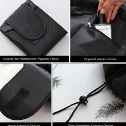 Magic Cosmetics Pouch Women Drawstring Cosmetic Bag Travel Storage Makeup Bag Organizer Female Make Up Pouch Portable Waterproof Toiletry Beauty Case