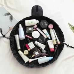 Magic Cosmetics Pouch Women Drawstring Cosmetic Bag Travel Storage Makeup Bag Organizer Female Make Up Pouch Portable Waterproof Toiletry Beauty Case