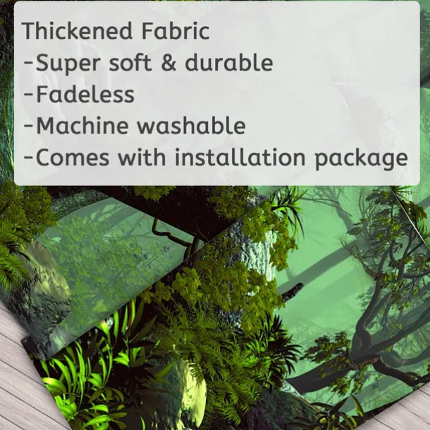 Magic Forest Landscape Wall Tapestry Art Decor Photograph Backdrop Blanket Curtain Hanging Home Bedroom Living Room Decoration