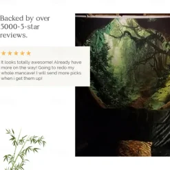 Magic Forest Landscape Wall Tapestry Art Decor Photograph Backdrop Blanket Curtain Hanging Home Bedroom Living Room Decoration