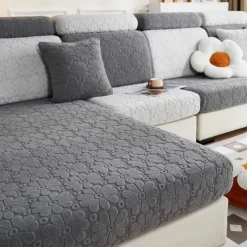 Magic Sofa Cover Stretch Jacquard Sofa Seat Couch Cushion Slipcovers, Anti-Slip Furniture Protector for Sectional 1/2/3/4 Seat Cover,L Shape Sofa Covers, Chaise Lounge Sofa Slipcover