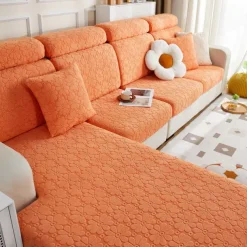 Magic Sofa Cover Stretch Jacquard Sofa Seat Couch Cushion Slipcovers, Anti-Slip Furniture Protector for Sectional 1/2/3/4 Seat Cover,L Shape Sofa Covers, Chaise Lounge Sofa Slipcover