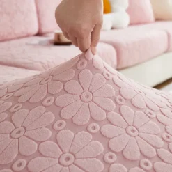 Magic Sofa Cover Stretch Jacquard Sofa Seat Couch Cushion Slipcovers, Anti-Slip Furniture Protector for Sectional 1/2/3/4 Seat Cover,L Shape Sofa Covers, Chaise Lounge Sofa Slipcover