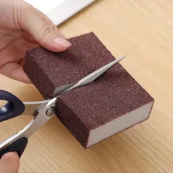 Magic Sponge Eraser Carborundum Removing Rust Cleaning Brush Descaling Clean Rub for Cooktop Pot Kitchen Sponge Bathroom