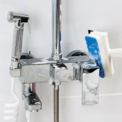 Magic Window Glass Cleaning Brush Double-sided Sponge Wiper Scraper Bathroom Wall Shower Squeegee Mirror Scrubber Tools