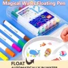 Magical Water Painting Pen, 12 Colors Magic Floating Ink Pen Kit Set, Erasing Whiteboard Markers, Doodle Water Pens Great Idea For Kids Boys Girls Adults