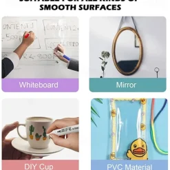 Magical Water Painting Pen, 12 Colors Magic Floating Ink Pen Kit Set, Erasing Whiteboard Markers, Doodle Water Pens Great Idea For Kids Boys Girls Adults